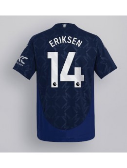 Manchester United Christian Eriksen #14 Replika Borta Kläder 2024-25 Kortärmad
